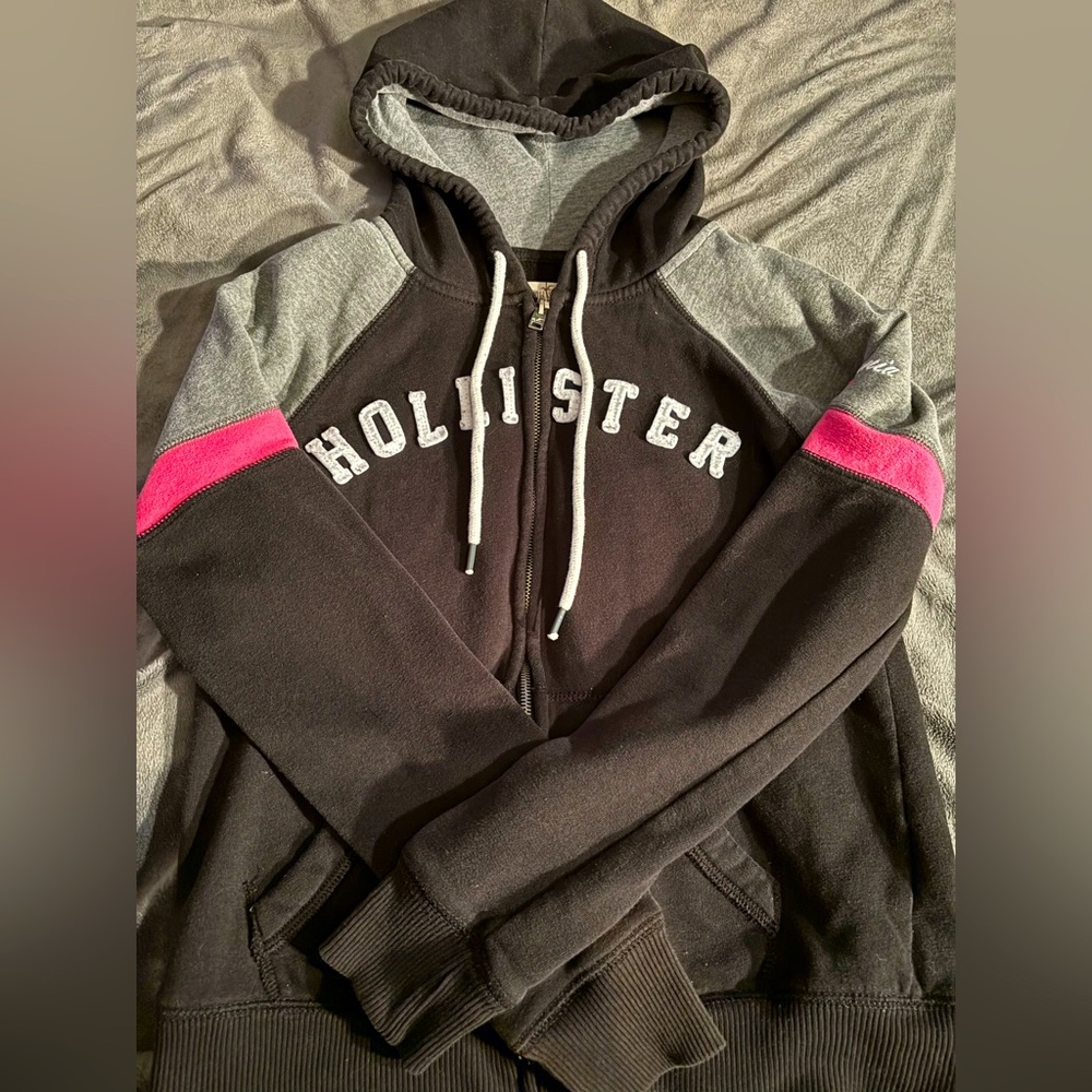 Hollister zip up hoodie